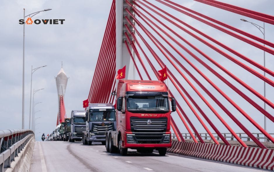 Roadshow Sao Việt 2025 xe tải Howo.